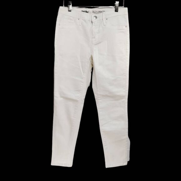 Mossimo Supply Co. Denim - Mossimo White High Rise Jegging Crop Jeans Sz 0 Stretchy Denim